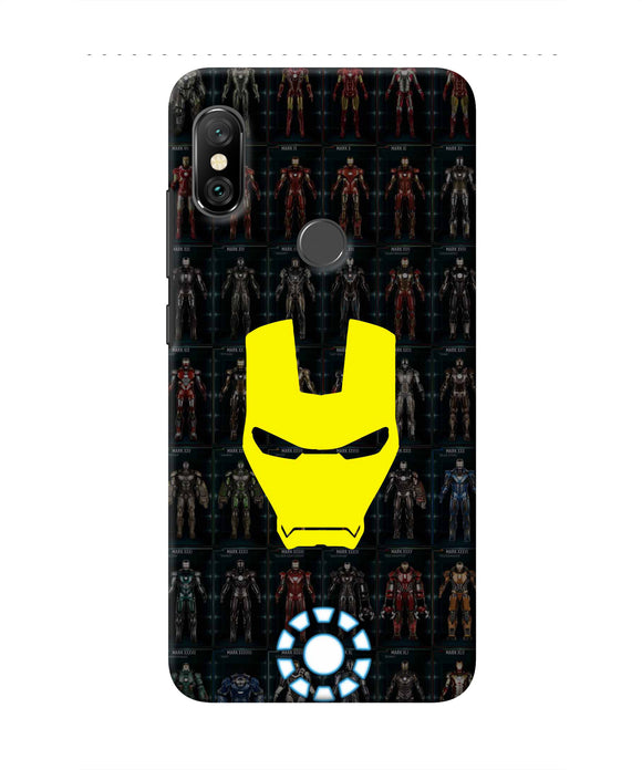 Iron Man Suit Redmi Note 6 Pro Real 4D Back Cover
