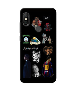 Positive Characters Redmi Note 6 Pro Back Cover