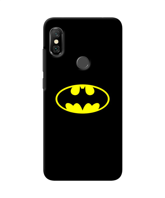 Batman Last Knight Print Black Redmi Note 6 Pro Back Cover
