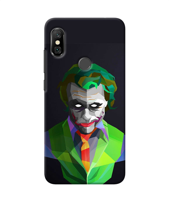 Abstract Joker Redmi Note 6 Pro Back Cover