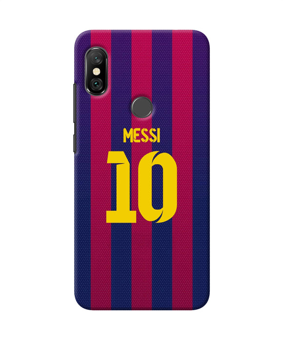 Messi 10 Tshirt Redmi Note 6 Pro Back Cover