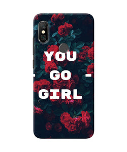 You Go Girl Redmi Note 6 Pro Back Cover