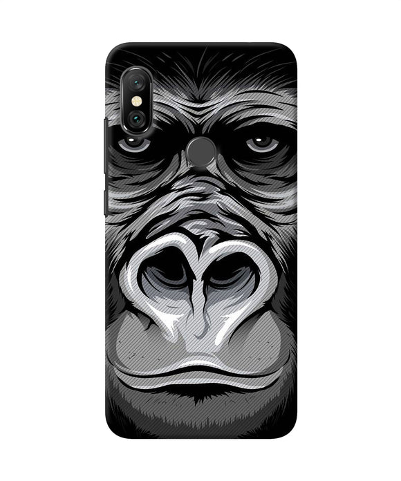 Black Chimpanzee Redmi Note 6 Pro Back Cover