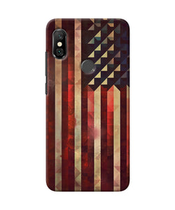 Vintage Us Flag Redmi Note 6 Pro Back Cover