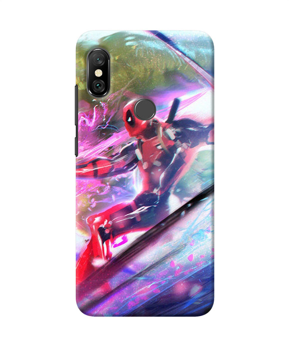 Deadpool Super Hero Redmi Note 6 Pro Back Cover