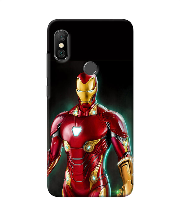 Ironman Suit Redmi Note 6 Pro Back Cover
