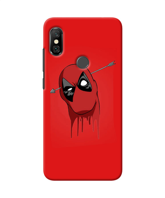 Funny Deadpool Redmi Note 6 Pro Back Cover
