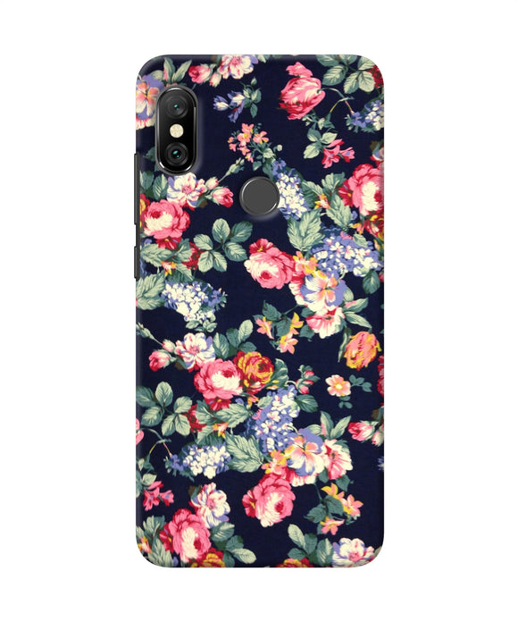 Natural Flower Print Redmi Note 6 Pro Back Cover