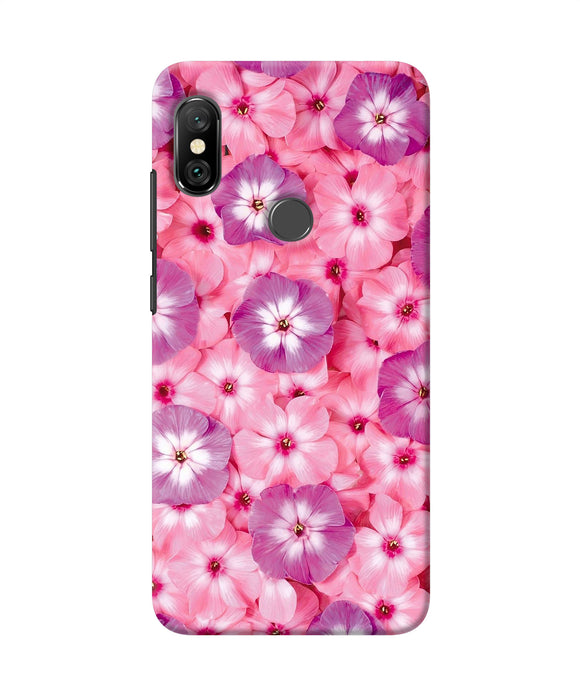 Natural Pink Flower Redmi Note 6 Pro Back Cover
