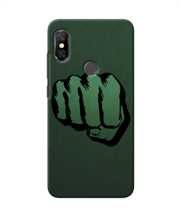 Hulk Smash Logo Redmi Note 6 Pro Back Cover