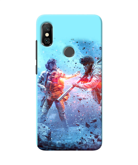 Pubg Water Fight Redmi Note 6 Pro Back Cover