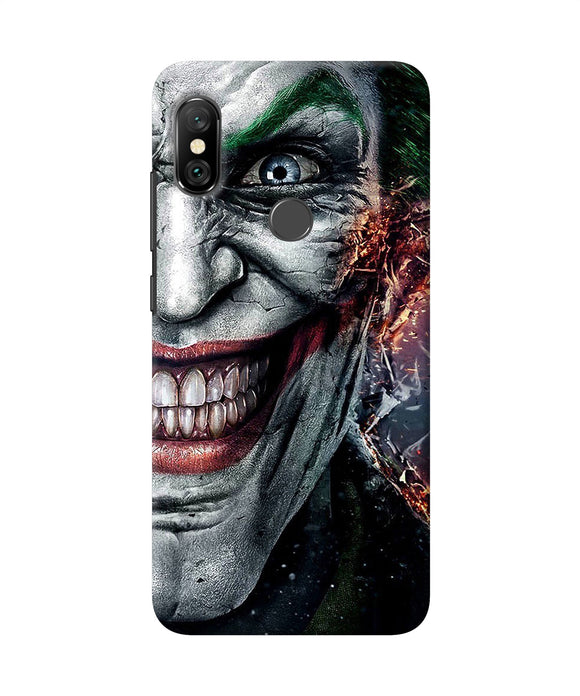Joker Half Face Redmi Note 6 Pro Back Cover