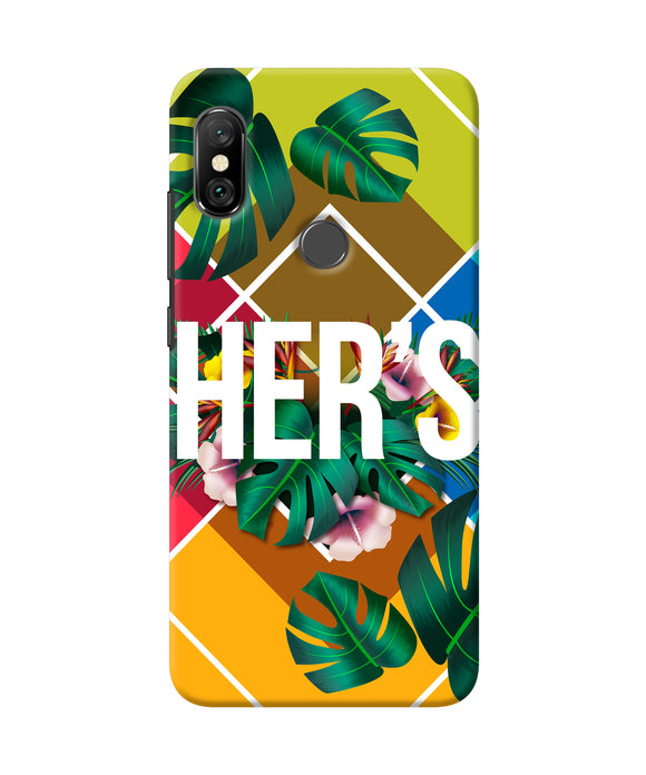 His Her Two Redmi Note 6 Pro Back Cover