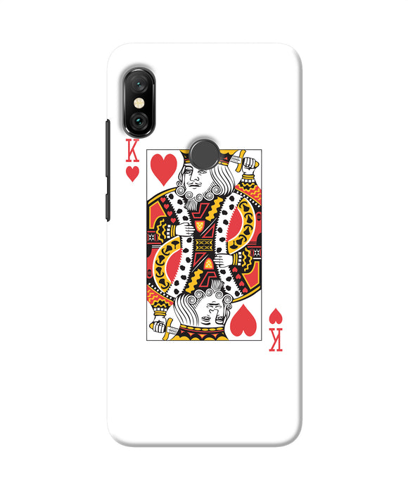 Heart King Card Redmi Note 6 Pro Back Cover