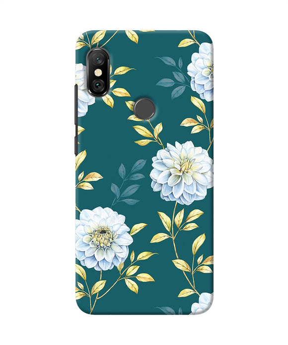 Flower Canvas Redmi Note 6 Pro Back Cover
