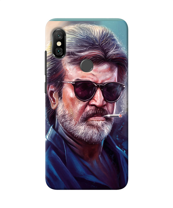 Rajnikant Smoking Redmi Note 6 Pro Back Cover