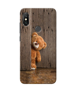 Teddy Wooden Redmi Note 6 Pro Back Cover