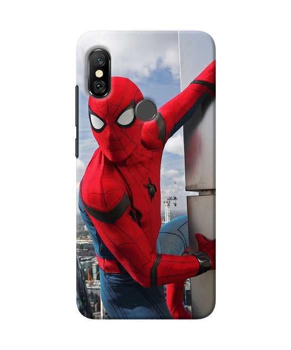 Spiderman On The Wall Redmi Note 6 Pro Back Cover