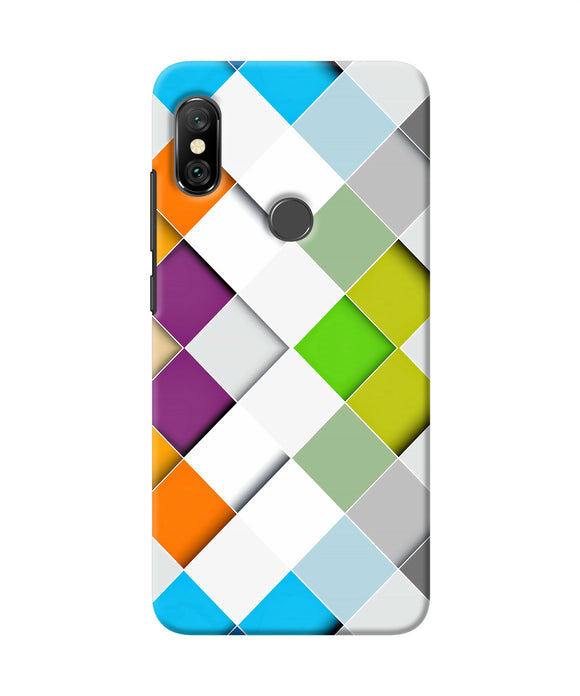 Abstract Color Box Redmi Note 6 Pro Back Cover