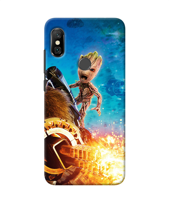 Groot Angry Redmi Note 6 Pro Back Cover