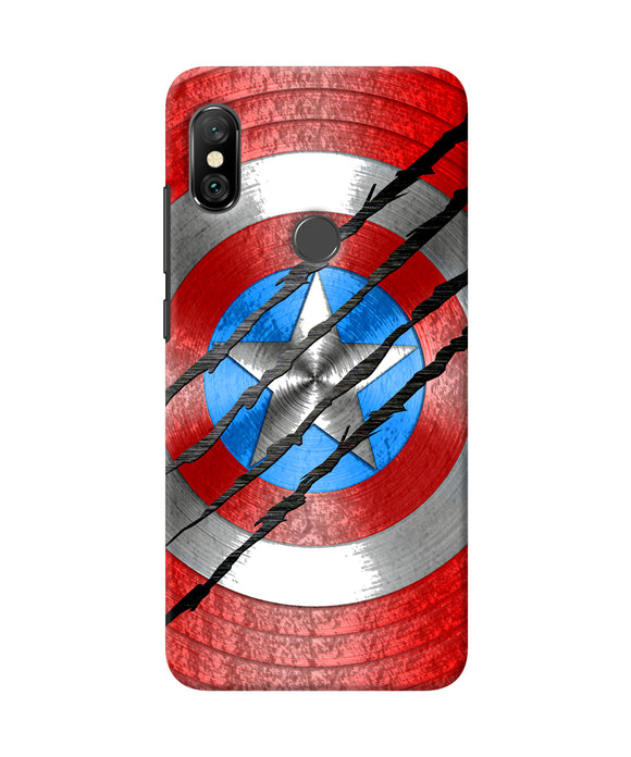 Scratch On Shield Redmi Note 6 Pro Back Cover