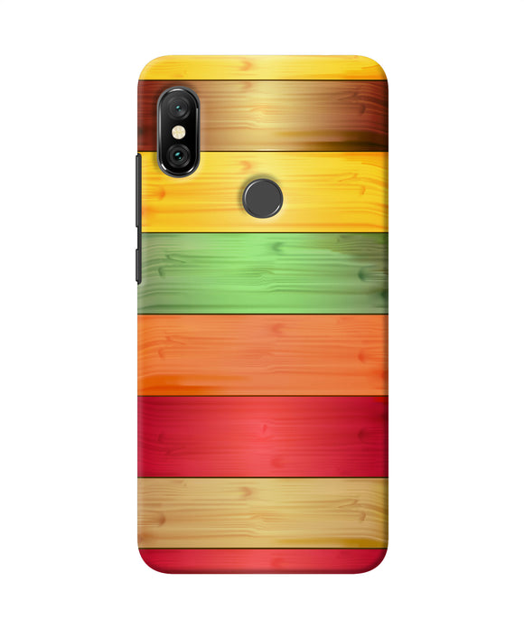 Wooden Colors Redmi Note 6 Pro Back Cover