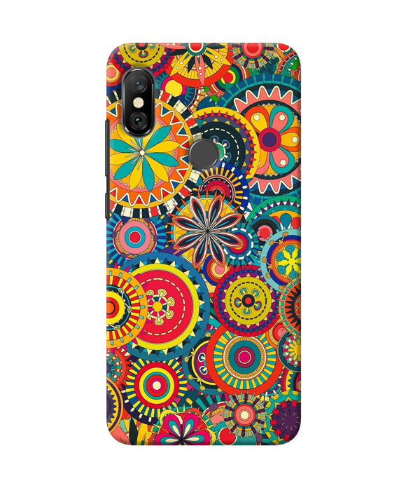 Colorful Circle Pattern Redmi Note 6 Pro Back Cover