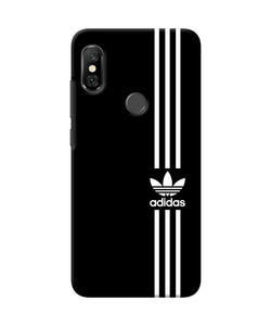 Adidas Strips Logo Redmi Note 6 Pro Back Cover