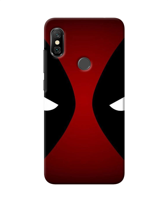 Deadpool Eyes Redmi Note 6 Pro Back Cover