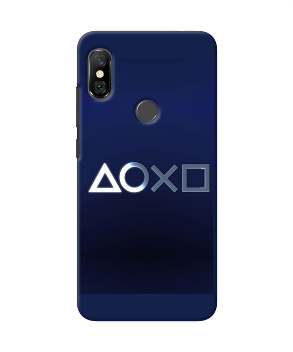 Aoxo Logo Redmi Note 6 Pro Back Cover