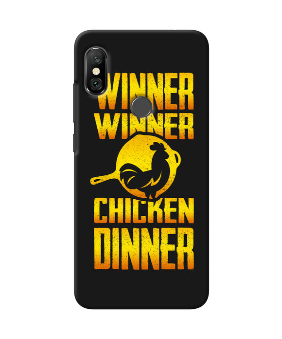 Pubg Chicken Dinner Redmi Note 6 Pro Back Cover
