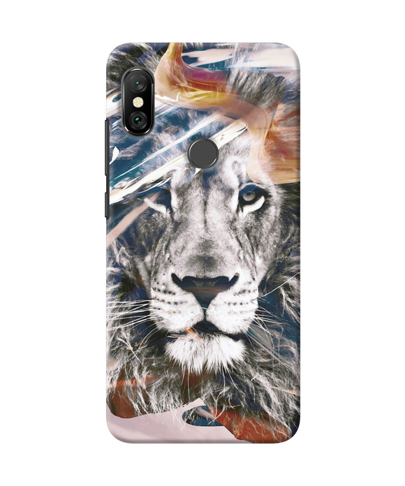 Lion Poster Redmi Note 6 Pro Back Cover