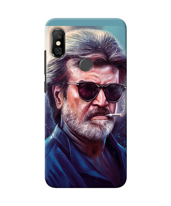 Rajnikant Smoking Redmi Note 6 Pro Back Cover