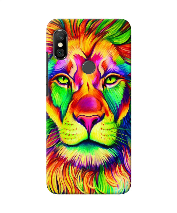 Lion Color Poster Redmi Note 6 Pro Back Cover
