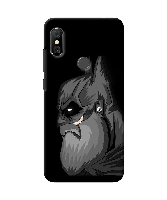 Batman With Beard Redmi Note 6 Pro Back Cover