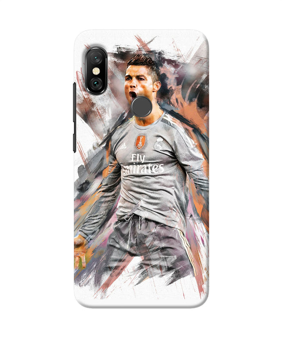 Ronaldo Poster Redmi Note 6 Pro Back Cover