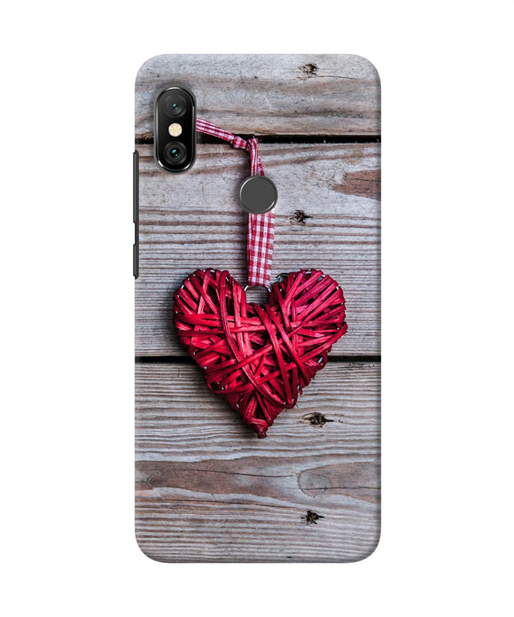 Lace Heart Redmi Note 6 Pro Back Cover