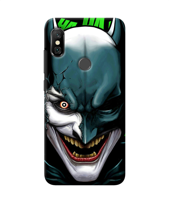 Batman Joker Smile Redmi Note 6 Pro Back Cover