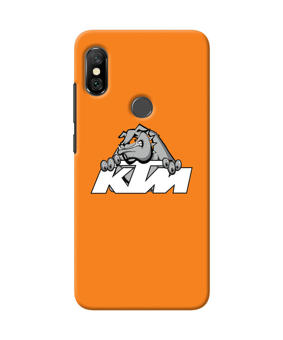 Ktm Dog Logo Redmi Note 6 Pro Back Cover