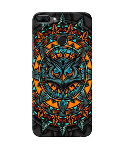 Angry Owl Art Honor 9n Back Cover