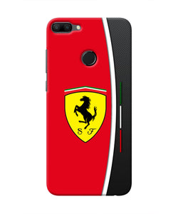 Ferrari Abstract Maroon Honor 9N Real 4D Back Cover