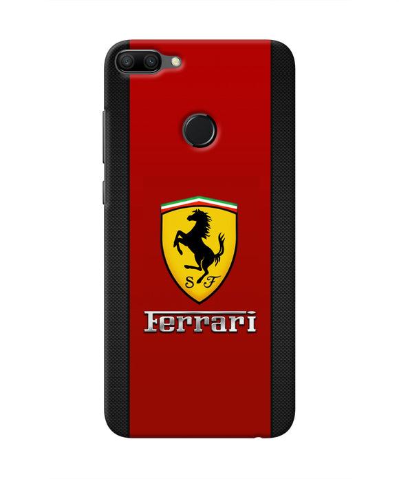 Ferrari Abstract Red Honor 9N Real 4D Back Cover