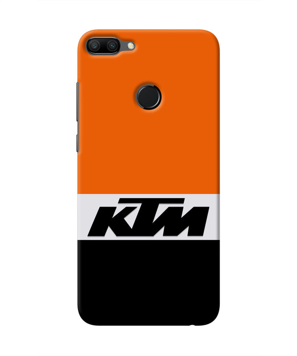 KTM Colorblock Honor 9N Real 4D Back Cover
