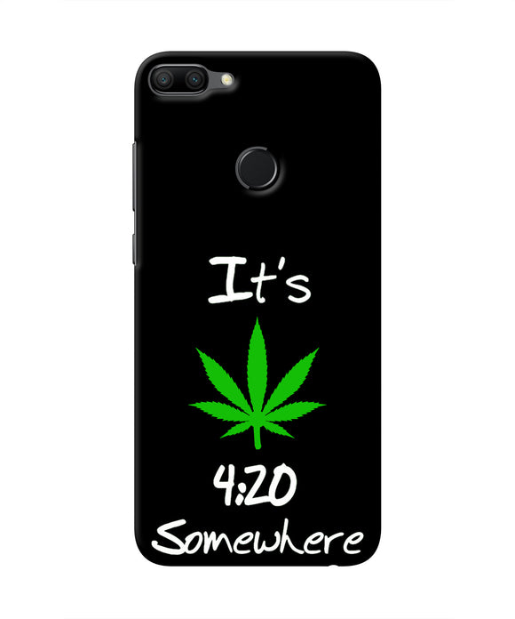 Weed Quote Honor 9N Real 4D Back Cover