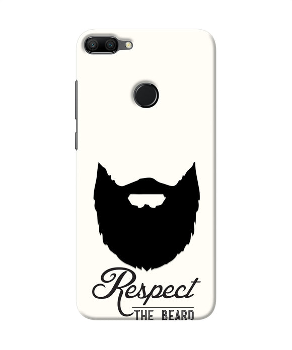 Respect the Beard Honor 9N Real 4D Back Cover