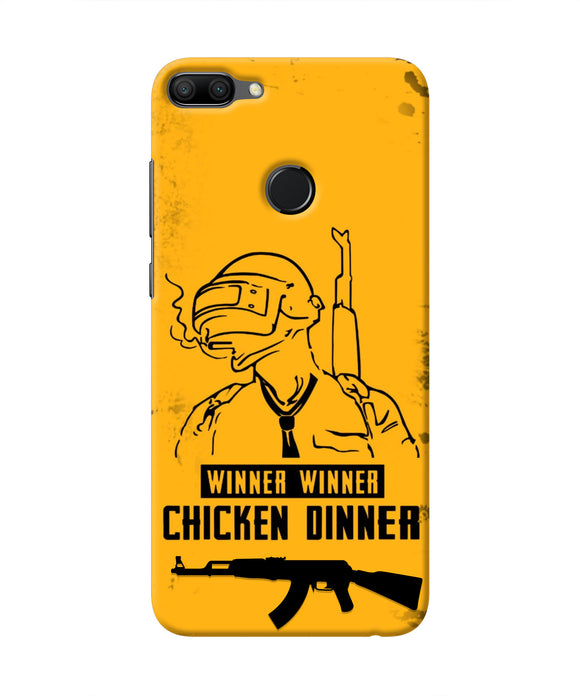 PUBG Chicken Dinner Honor 9N Real 4D Back Cover