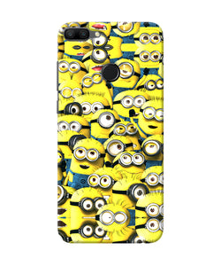 Minions Mini Crowd Honor 9n Back Cover