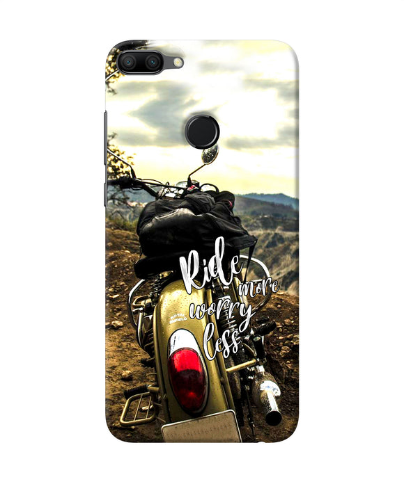 Ride More Worry Less Honor 9n Back Cover