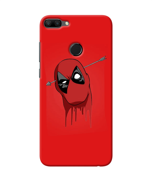 Funny Deadpool Honor 9n Back Cover
