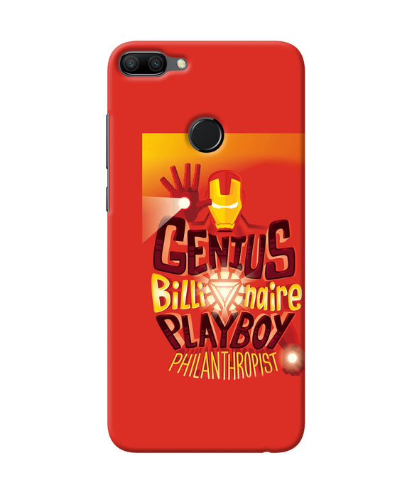 Ironman Quote Honor 9n Back Cover